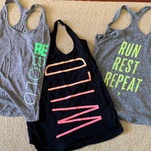 Set of 3 Old Navy size xs workout tank tops